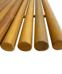 vidaXL Bath Mat Acacia Wood 80×50 cm