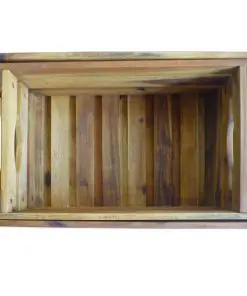 vidaXL Apple Crates 2 pcs Solid Acacia Wood