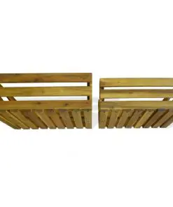vidaXL Apple Crates 2 pcs Solid Acacia Wood