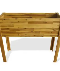 vidaXL Raised Garden Planter Solid Acacia Wood