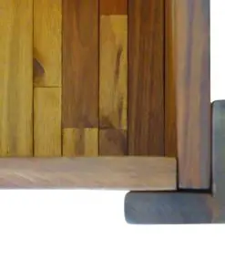 vidaXL Raised Garden Planter Solid Acacia Wood