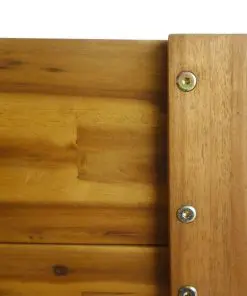 vidaXL Raised Garden Planter Solid Acacia Wood