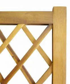 vidaXL Garden Planter with Trellis Solid Acacia Wood