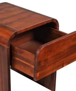 vidaXL Nightstand 41,5x42x52 cm Solid Acacia Wood