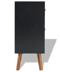 vidaXL Sideboard Solid Acacia Wood 90×33.5×83 cm