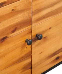 vidaXL Sideboard Solid Acacia Wood 90×33.5×83 cm