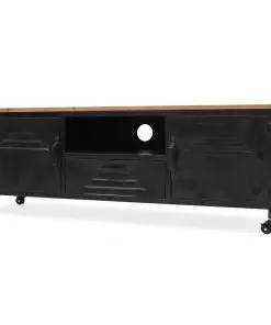 vidaXL TV Cabinet 120x30x43 cm Black
