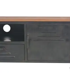 vidaXL TV Cabinet 120x30x43 cm Black