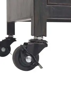 vidaXL TV Cabinet 120x30x43 cm Black