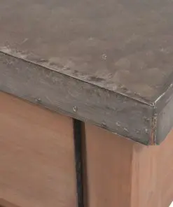 vidaXL Console Table Solid Fir Wood 122x35x80 cm