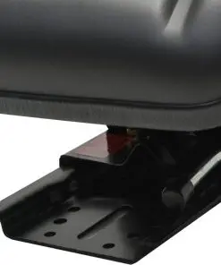 vidaXL Tractor Seat with Suspension Black