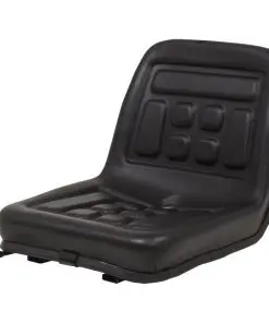 vidaXL Universal Tractor Seat Black