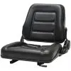 vidaXL Forklift & Tractor Seat with Adjustable Backrest Black vidaXL Forklift & Tractor Seat with Adjustable Backrest Black