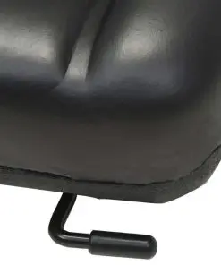 vidaXL Forklift & Tractor Seat with Adjustable Backrest Black