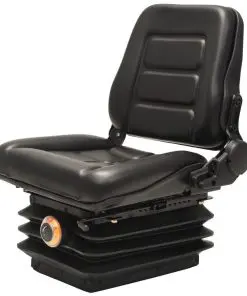 vidaXL Forklift & Tractor Seat with Suspension and Adjustable Backrest