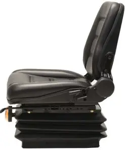 vidaXL Forklift & Tractor Seat with Suspension and Adjustable Backrest