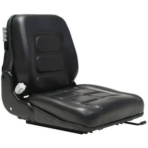 vidaXL Forklift & Tractor Seat with Suspension and Adjustable Backrest