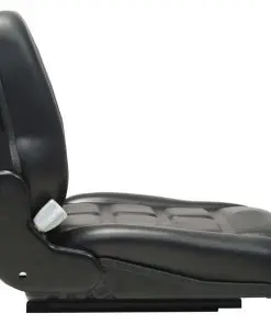 vidaXL Forklift & Tractor Seat with Suspension and Adjustable Backrest