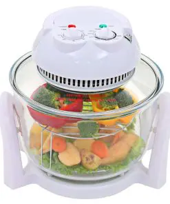 vidaXL Halogen Convection Oven with Extension Ring 800 W 10 L