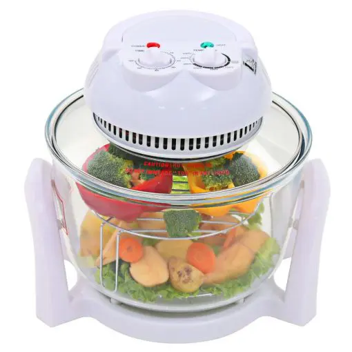 vidaXL Halogen Convection Oven with Extension Ring 800 W 10 L