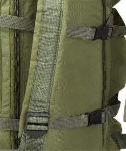 vidaXL 3-in-1 Army-Style Duffel Bag 120 L Olive Green