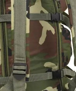 vidaXL 3-in-1 Army-Style Duffel Bag 120 L Camouflage