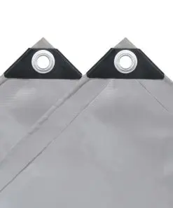 vidaXL Tarpaulin 650 g/m² 3×5 m Grey