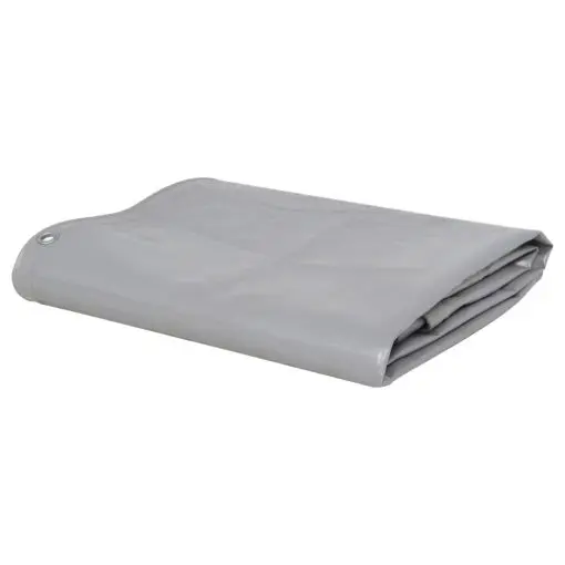 vidaXL Tarpaulin 650 g/m² 4×4 m Grey