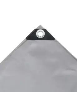 vidaXL Tarpaulin 650 g/m² 4×7 m Grey
