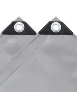 vidaXL Tarpaulin 650 g/m² 4×7 m Grey