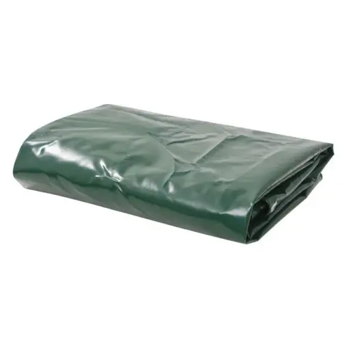 vidaXL Tarpaulin 650 g/m² 4×4 m Green