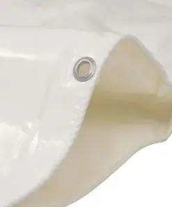 vidaXL Tarpaulin 650 g/m² 2×3 m White