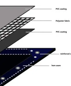 vidaXL Tarpaulin 650 g/m² 2×3 m White