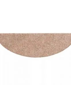 vidaXL 15 pcs Self-adhesive Stair Mats Needle Punch 54x16x4 cm Brown