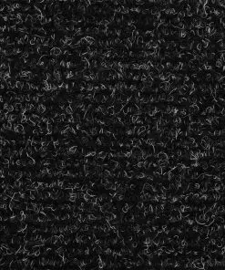 vidaXL 15pcs Self-adhesive Stair Mats Needle Punch 54x16x4cm Dark Grey