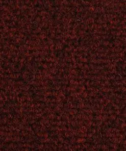 vidaXL 15 pcs Self-adhesive Stair Mats Needle Punch 54x16x4 cm Red