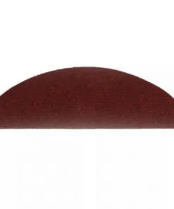 vidaXL 15 pcs Self-adhesive Stair Mats Needle Punch 54x16x4 cm Red