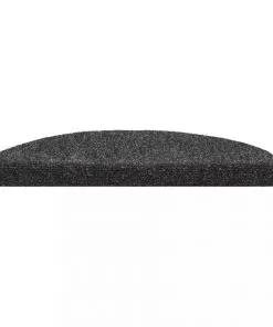 vidaXL 15pcs Self-adhesive Stair Mats Needle Punch 65x21x4cm Dark Grey