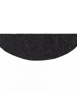 vidaXL 15pcs Self-adhesive Stair Mats Needle Punch 65x21x4cm Dark Grey