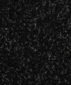 vidaXL 15 pcs Self-adhesive Stair Mats Needle Punch 65x21x4 cm Black