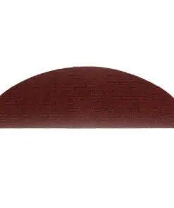 vidaXL 15 pcs Self-adhesive Stair Mats Needle Punch 65x21x4 cm Red