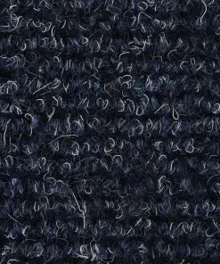 vidaXL 15 pcs Self-adhesive Stair Mats Needle Punch 65x21x4 cm Blue