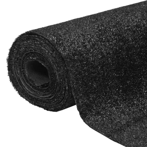 vidaXL Artificial Grass 1.5×10 m/7-9 mm Black