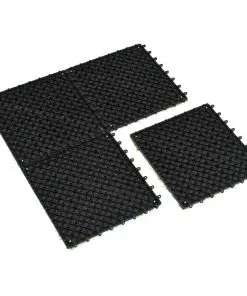 vidaXL Artificial Grass Tiles 10 pcs 30×30 cm Green