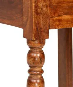 vidaXL Dining Chairs 2 pcs Solid Wood with Sheesham Finish Classic