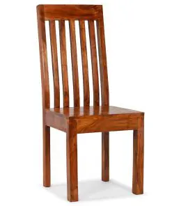 vidaXL Dining Chairs 2 pcs Solid Wood with Sheesham Finish Modern