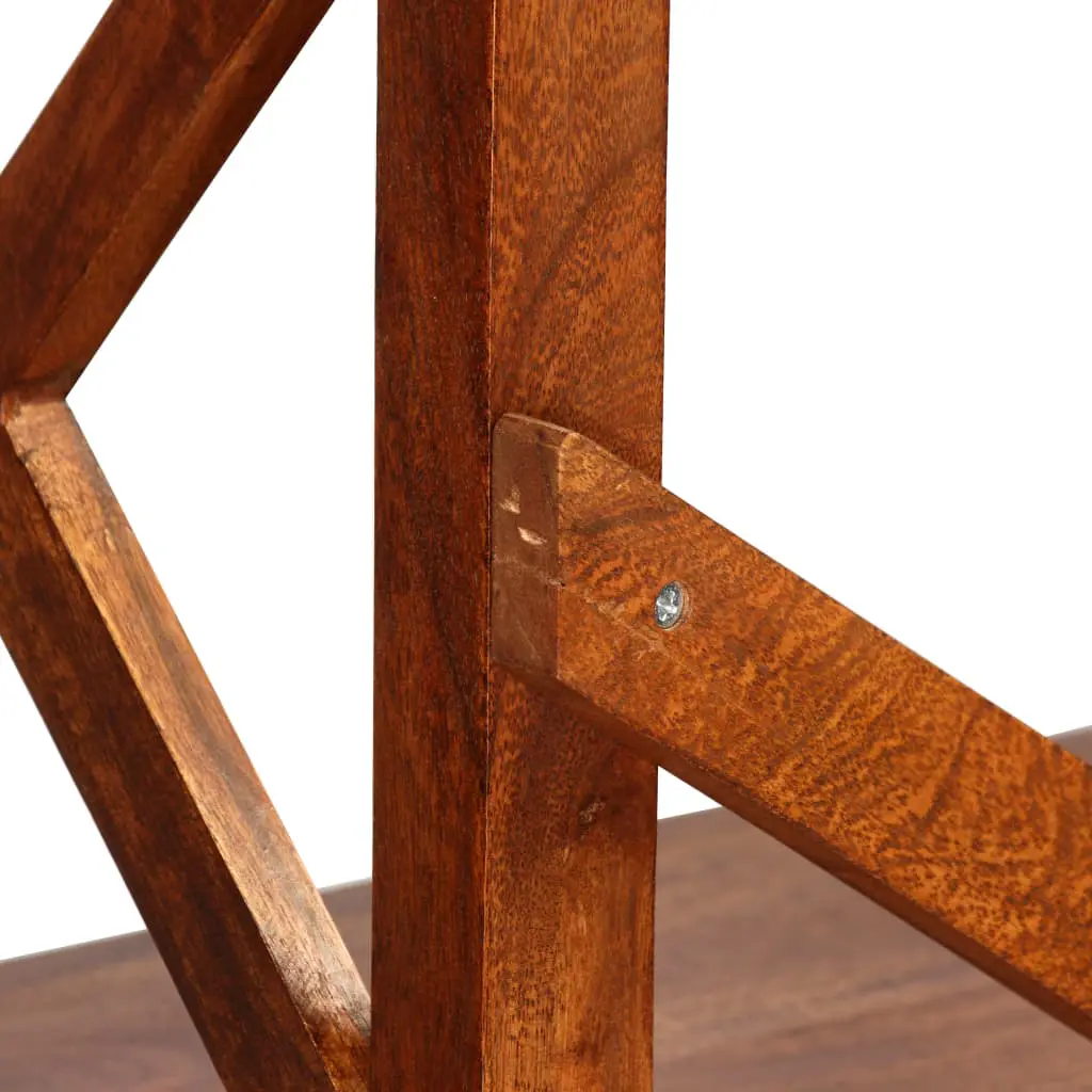 vidaXL Bookshelf Solid Acacia Wood Sheesham Finish 60x30x160 cm