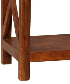 vidaXL Bookshelf Solid Acacia Wood Sheesham Finish 60x30x160 cm