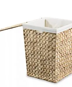vidaXL Laundry Basket Set 2 Pieces Water Hyacinth