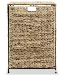 vidaXL Laundry Basket 44x34x64 cm Water Hyacinth